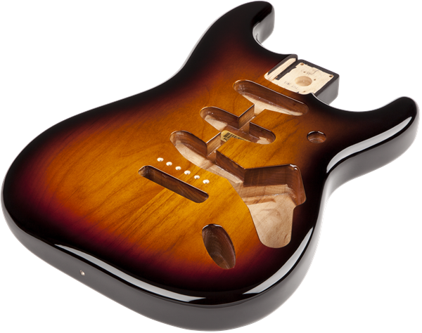 Classic Series 60's Stratocaster® SSS Alder Body Vintage Bridge Mount, 3-Color Sunburst