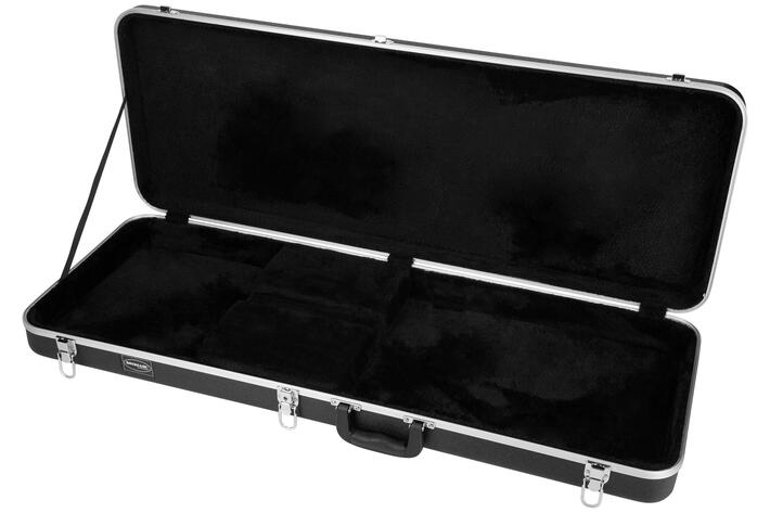 Electric Guitar ABS Case, Rectangular black Standard Line