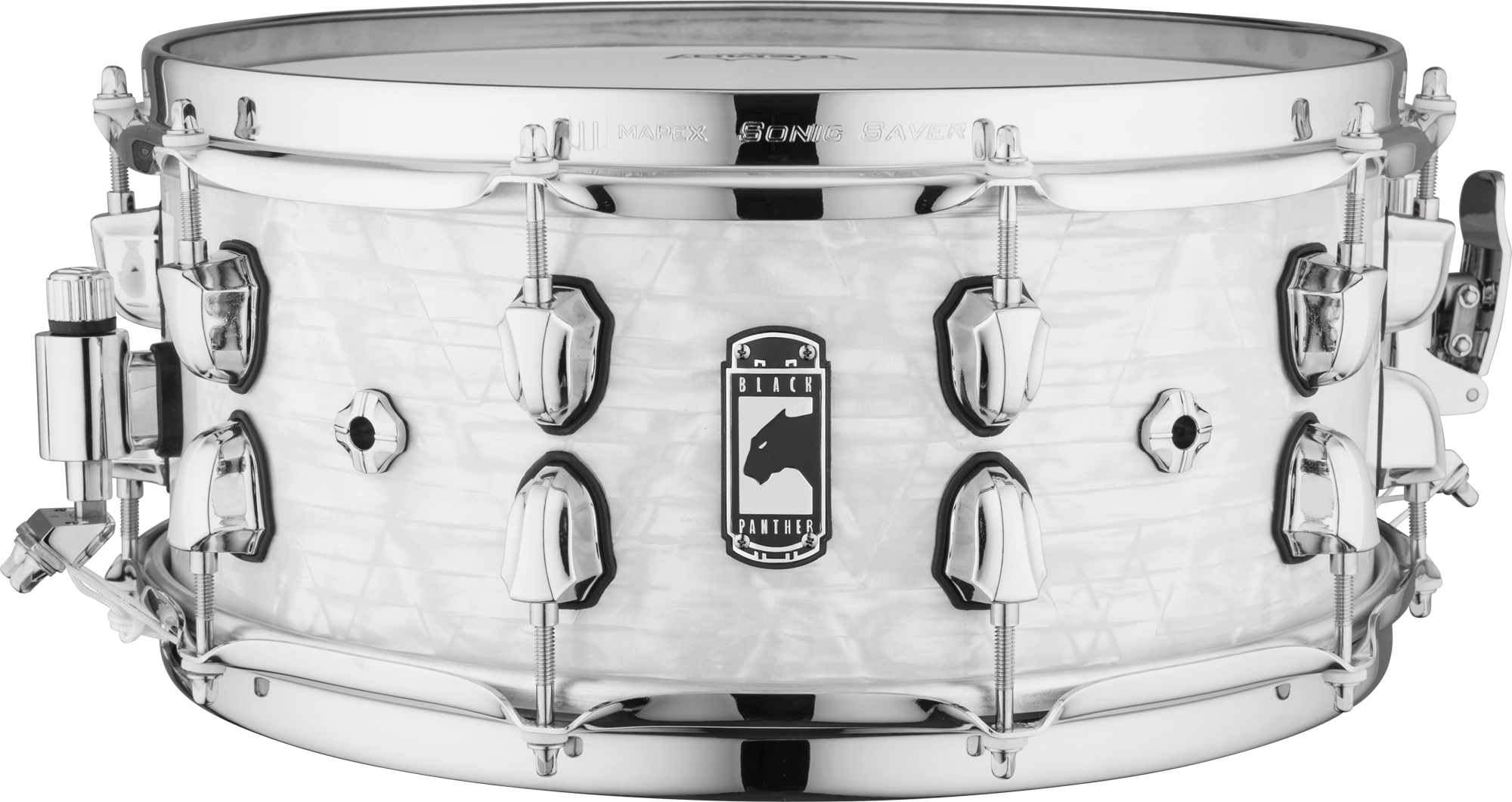 BLACK PANTHER Snare Heritage 14"x6" White Pricobloc Pear BPNML4600CWD