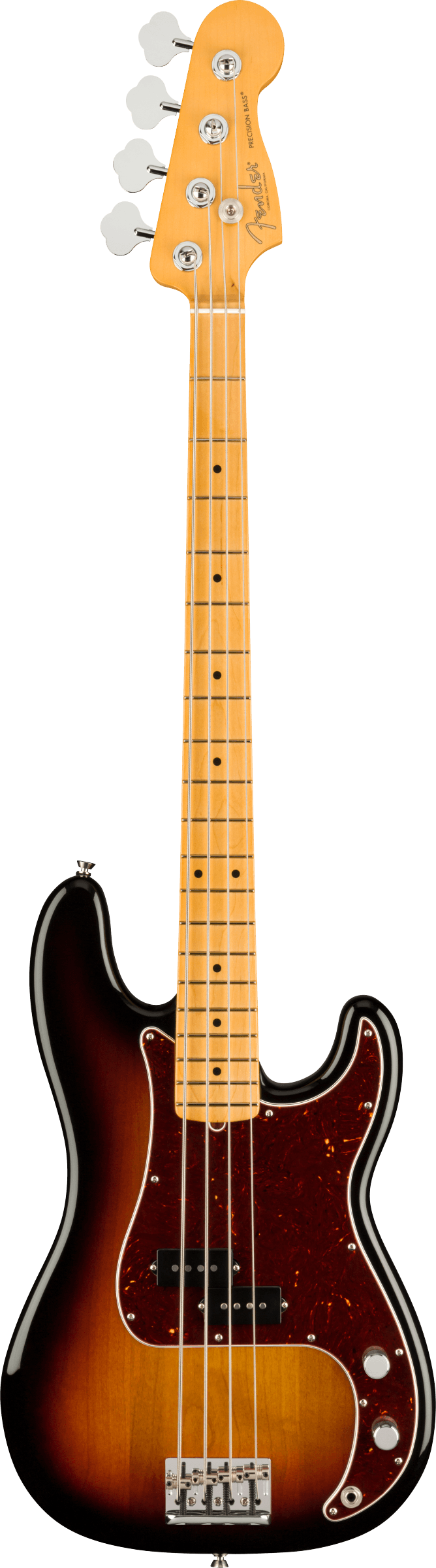 American Professional II Precision Bass Maple Fingerboard, 3-Color Sunburst American Professional II Precision Bass Maple Fingerboard, 3-Color Sunburst