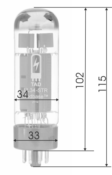 EL34 - STR Redbase TAD Premium Selected Paar