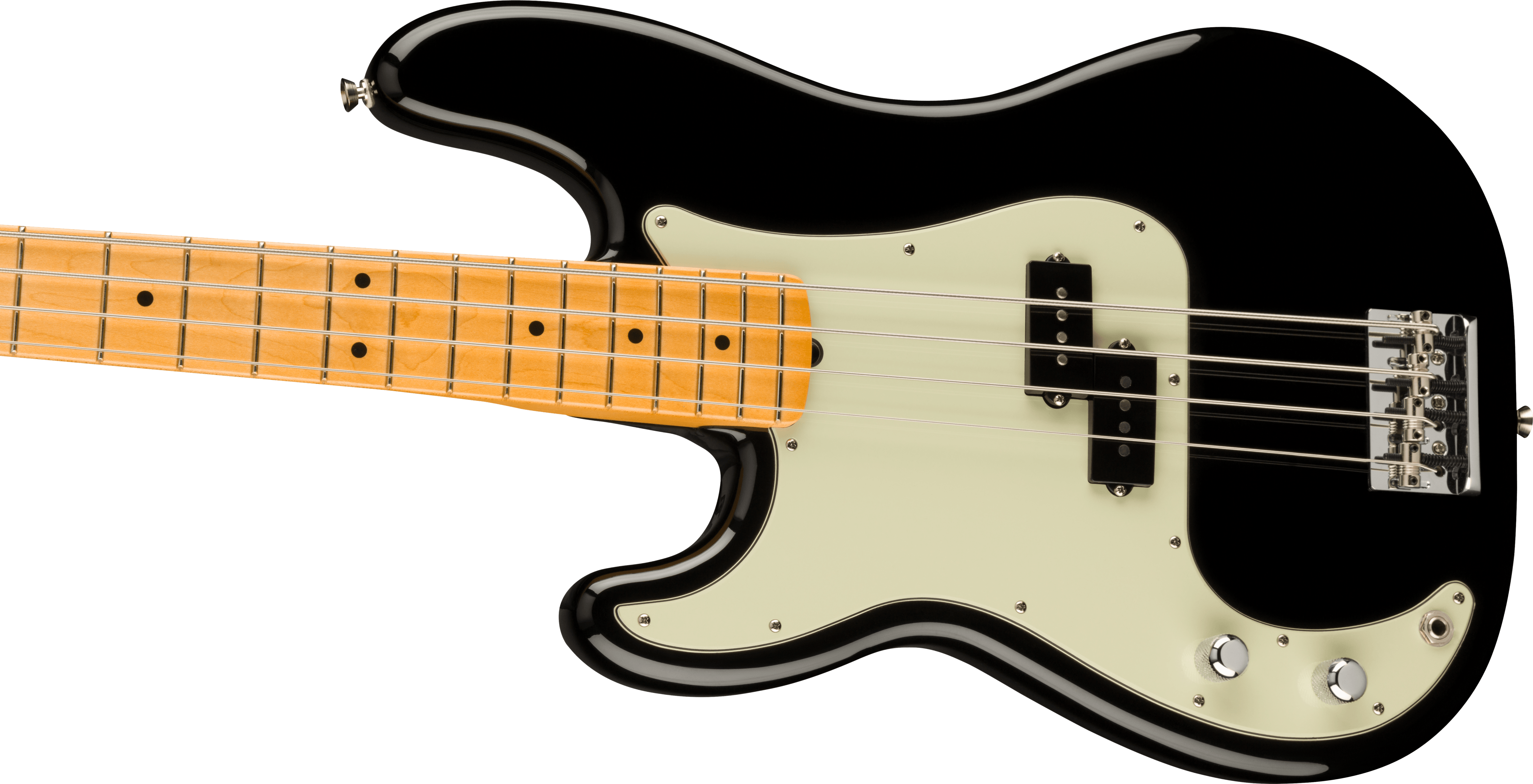 American Professional II Precision Bass Left-Hand Maple Fingerboard, Black