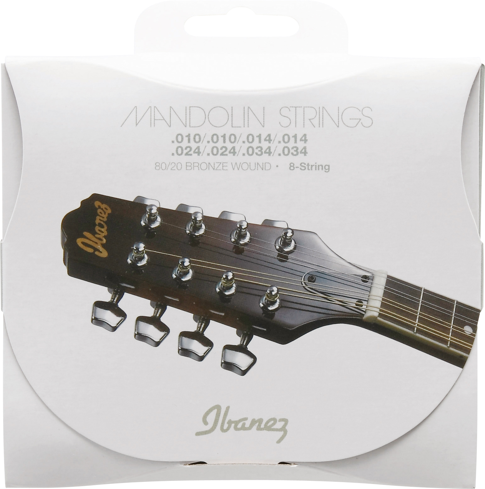 Saitensatz Mandoline 80/20 Bronze 8-Saiter 10-34 Loop End