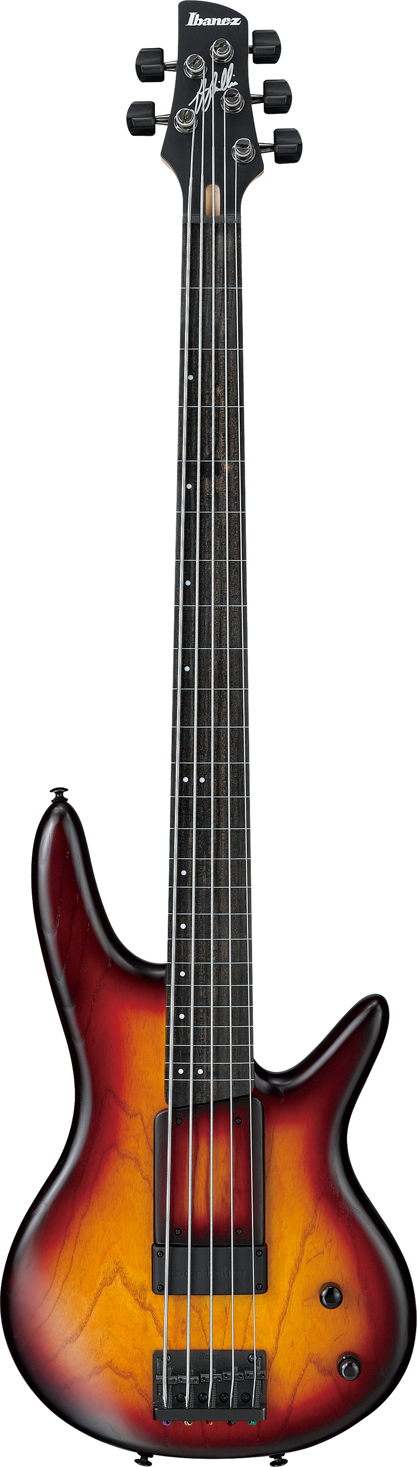 Garry Willis Signature E-Bass 5 String - Tequila Sunrise Flat Tequila Sunrise Flat + Bag