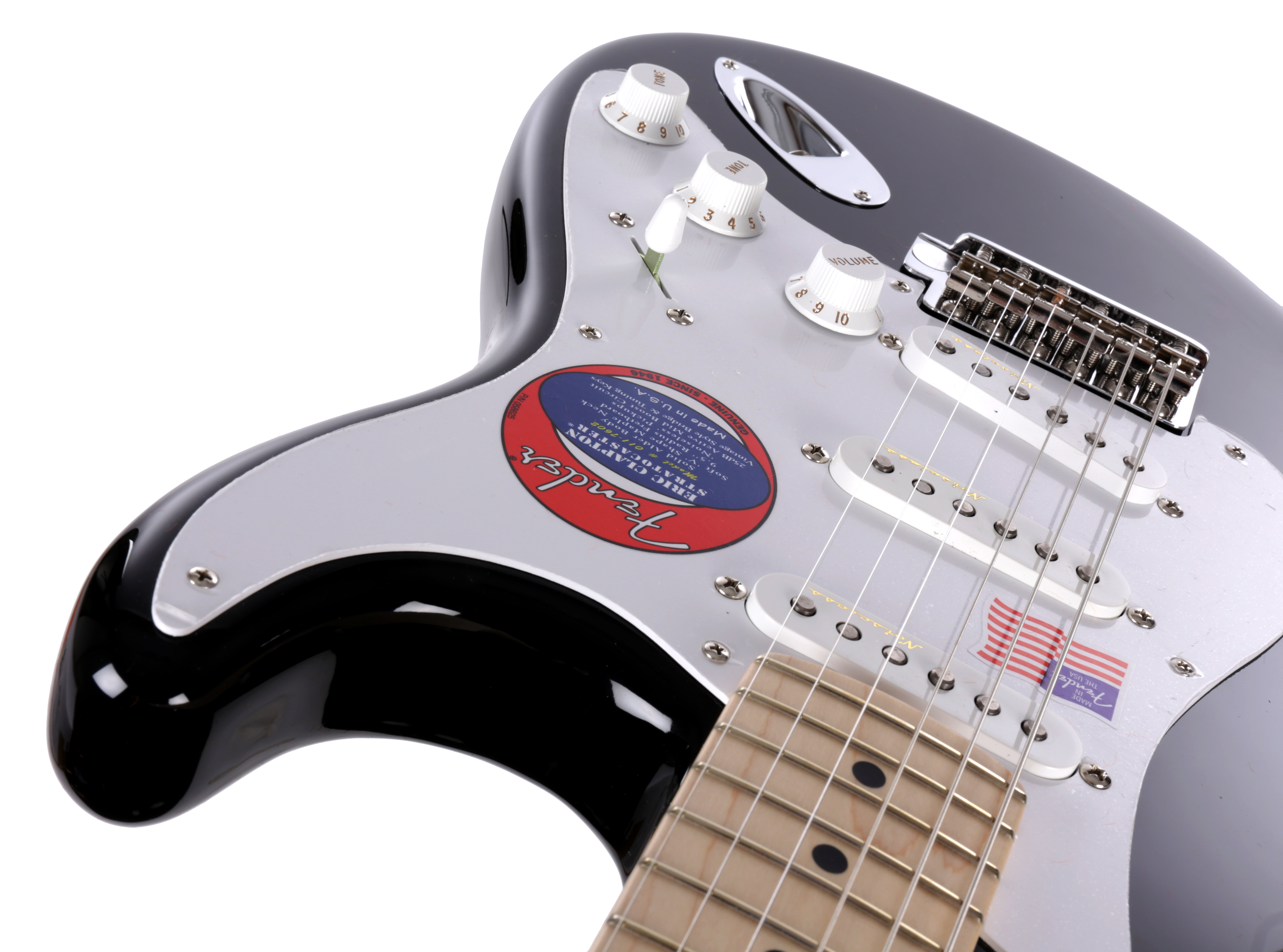 Eric Clapton Strat Maple Fretboard, black