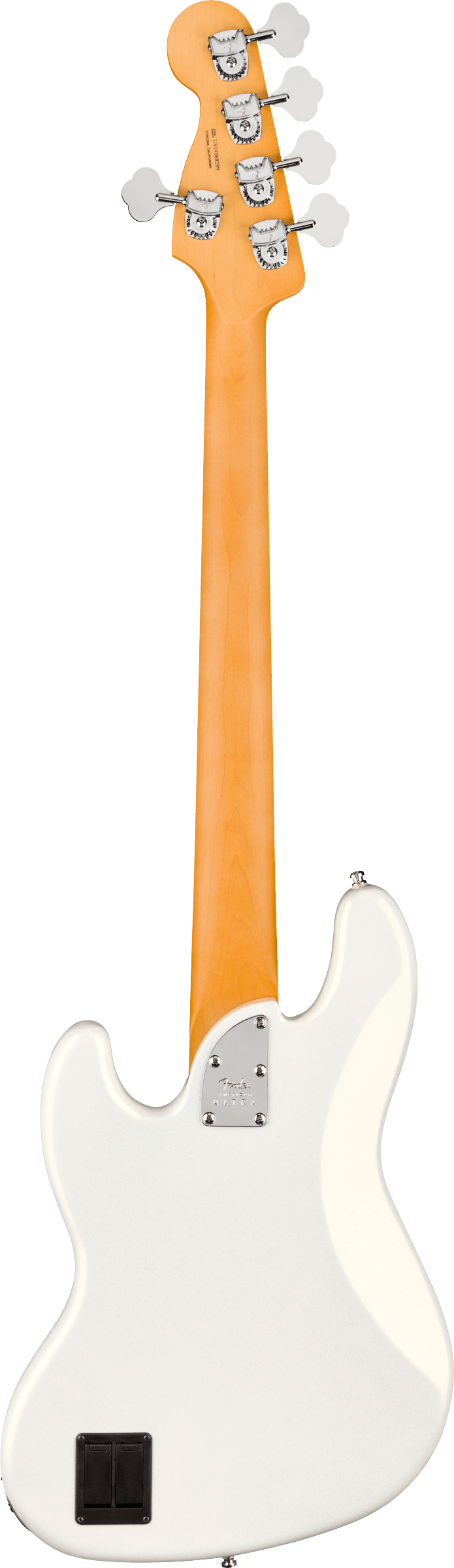 American Ultra Jazz Bass V ARP Arctic Pearl Maple Fretboard