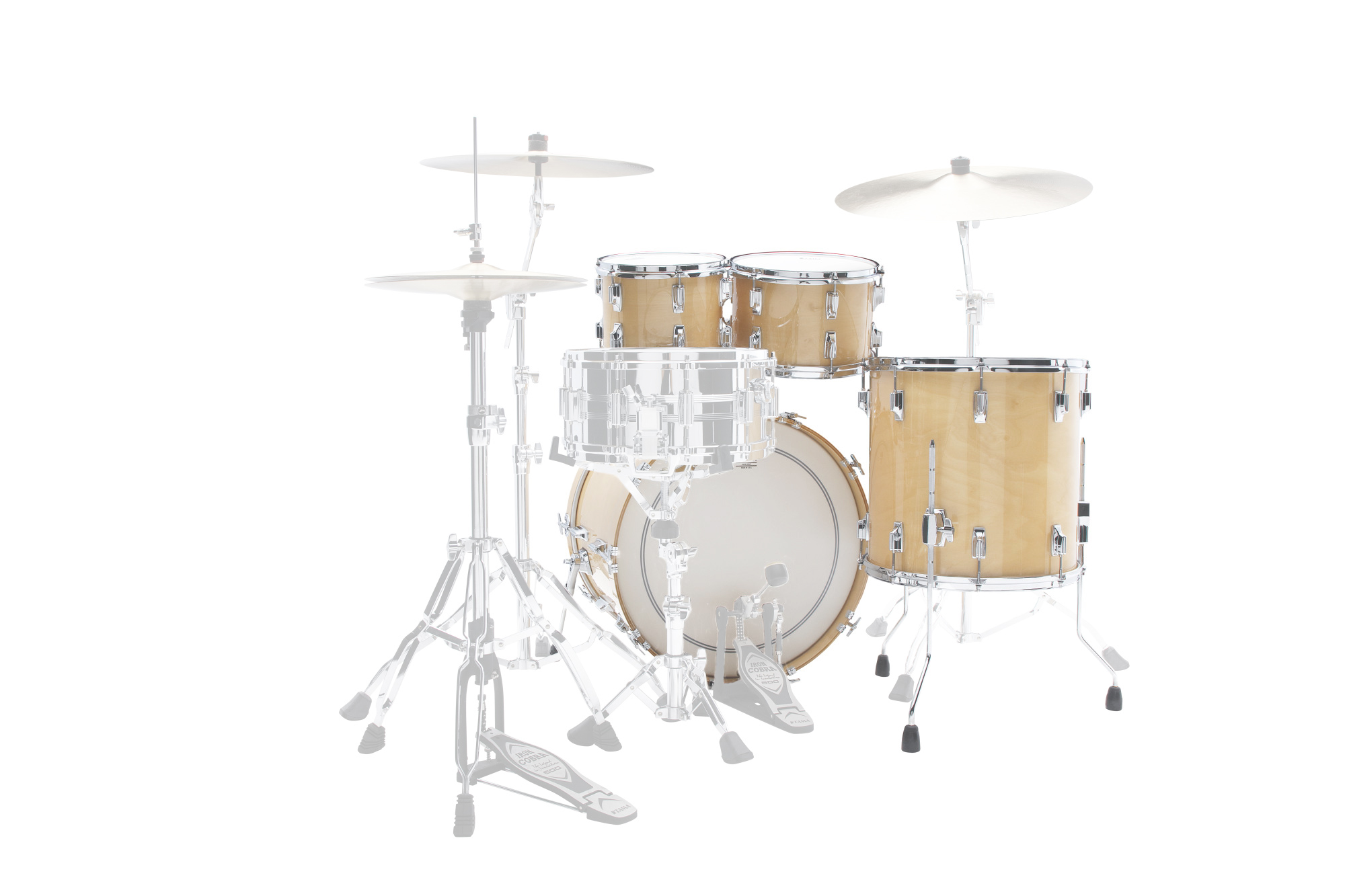 SU42RS-SPM Superstar Limited Reissue 50th Anniversary Shell Kit 4 teilig - Super Maple/Chrom HW