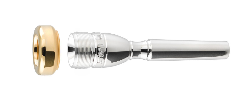 Mundstück Piccolo/Kornett 8205 7E Rand vergoldet