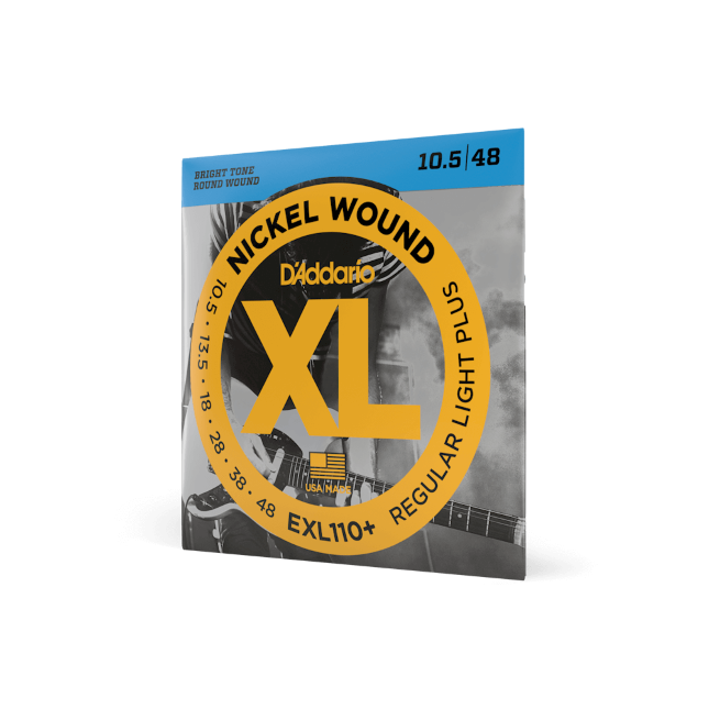 EXL 110+ Nickel Round Wound Regular Light Plus 10,5-48 EXL 110+ Nickel Round Wound Regular Light Plus 10,5-48