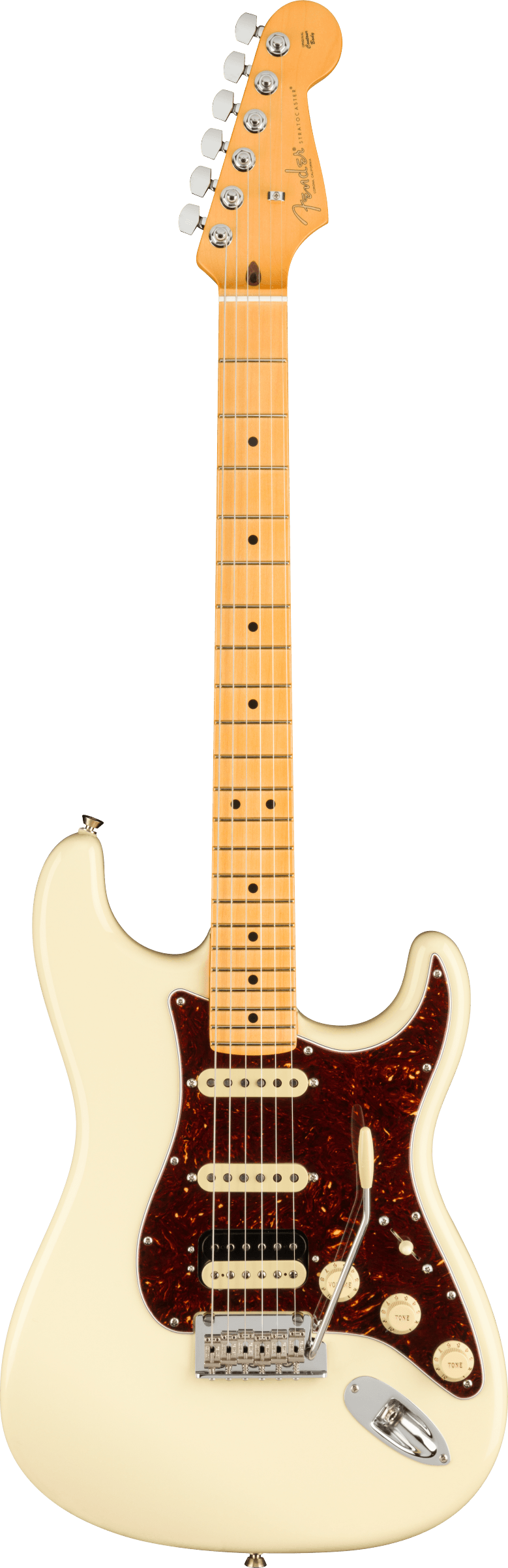 American Professional II Stratocaster HSS Maple Fingerboard, Olympic White