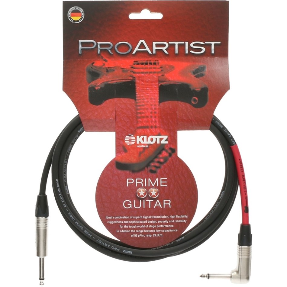 Instrumenten Kabel Pro Artist 3m Neutrik Winkel