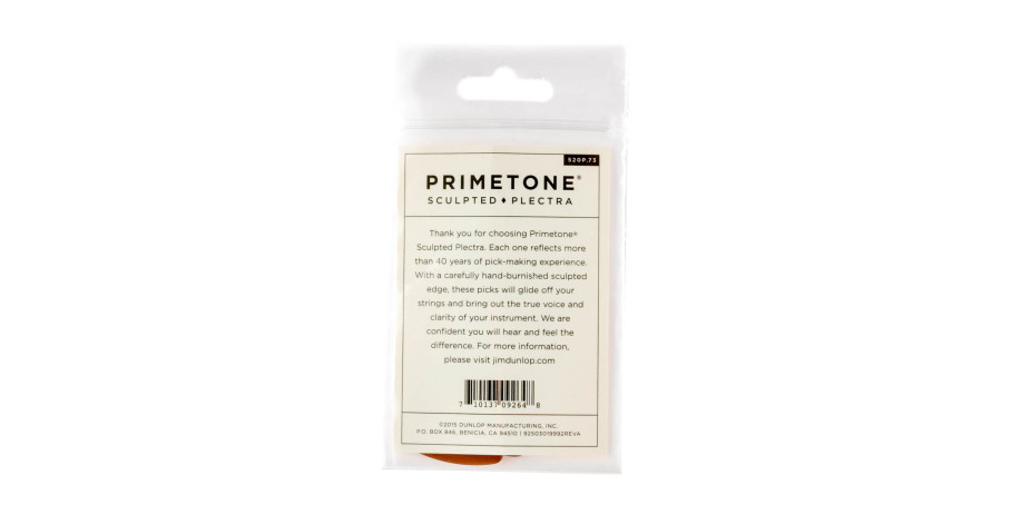 Dunlop Primetone Jazz III XL Picks, with Grip, Player's Pack, 3 pcs., brown, 0.73 mm Dunlop Primetone Jazz III XL Picks, with Grip, Player's Pack, 3 pcs., brown, 0.73 mm
