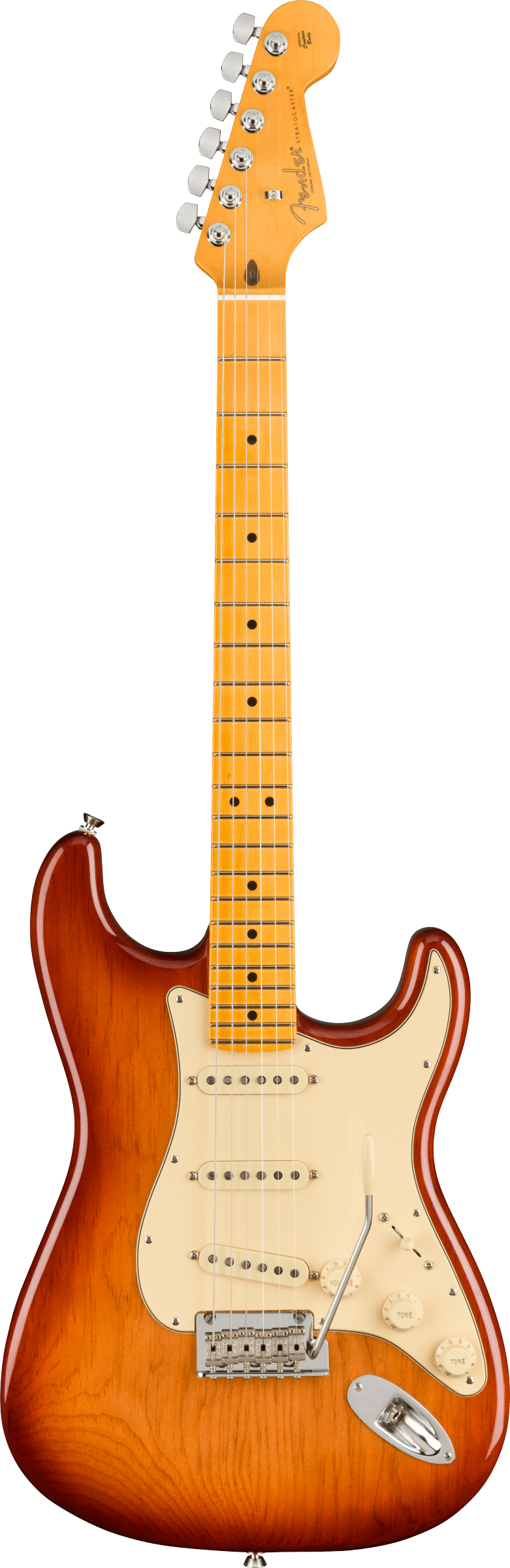 American Professional II Stratocaster Maple Fingerboard, Sienna Sunburst