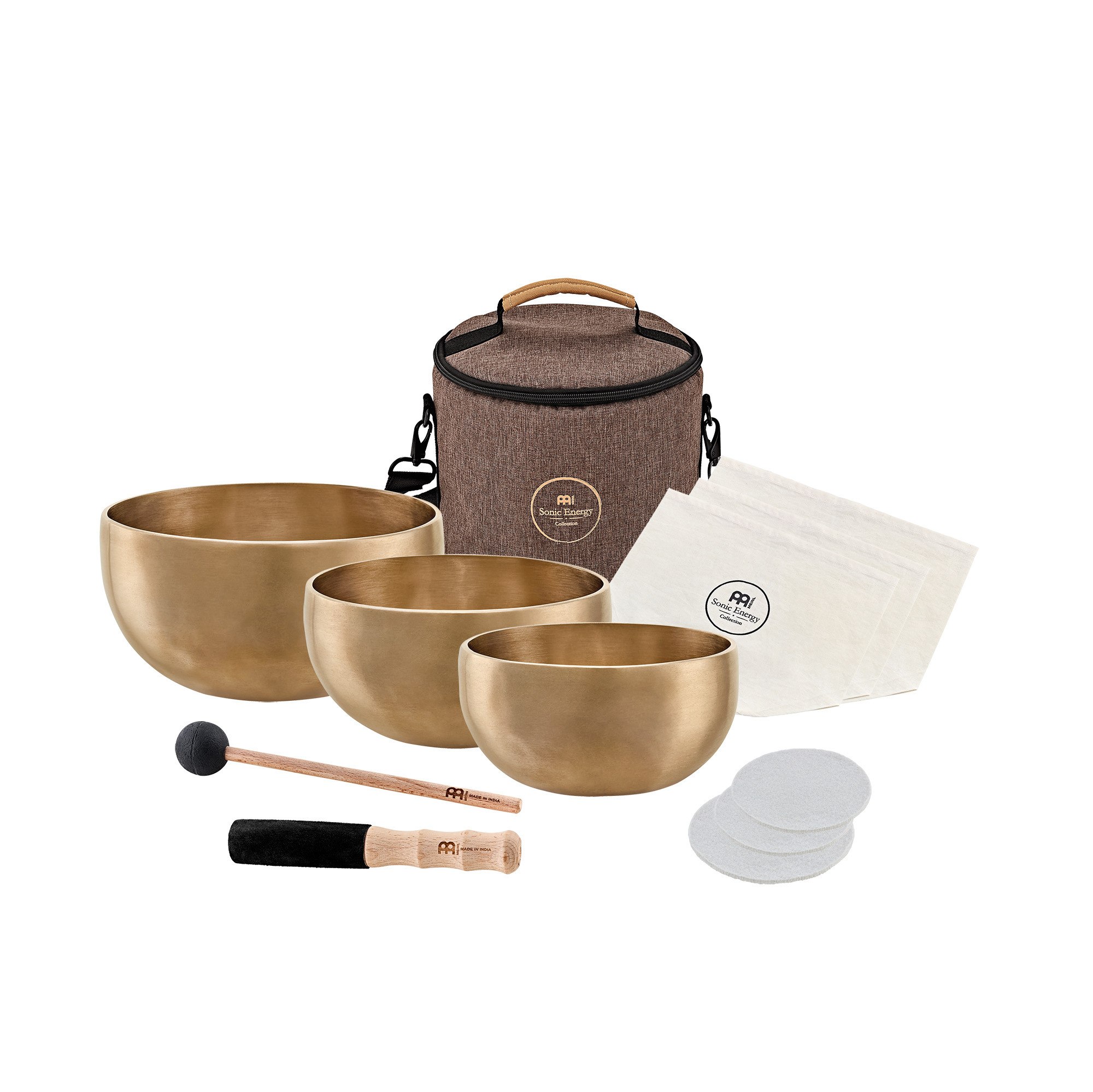 SB-Y1 Sonic Energy Yoga Nidra Singing Bowl Set - 3 teilig