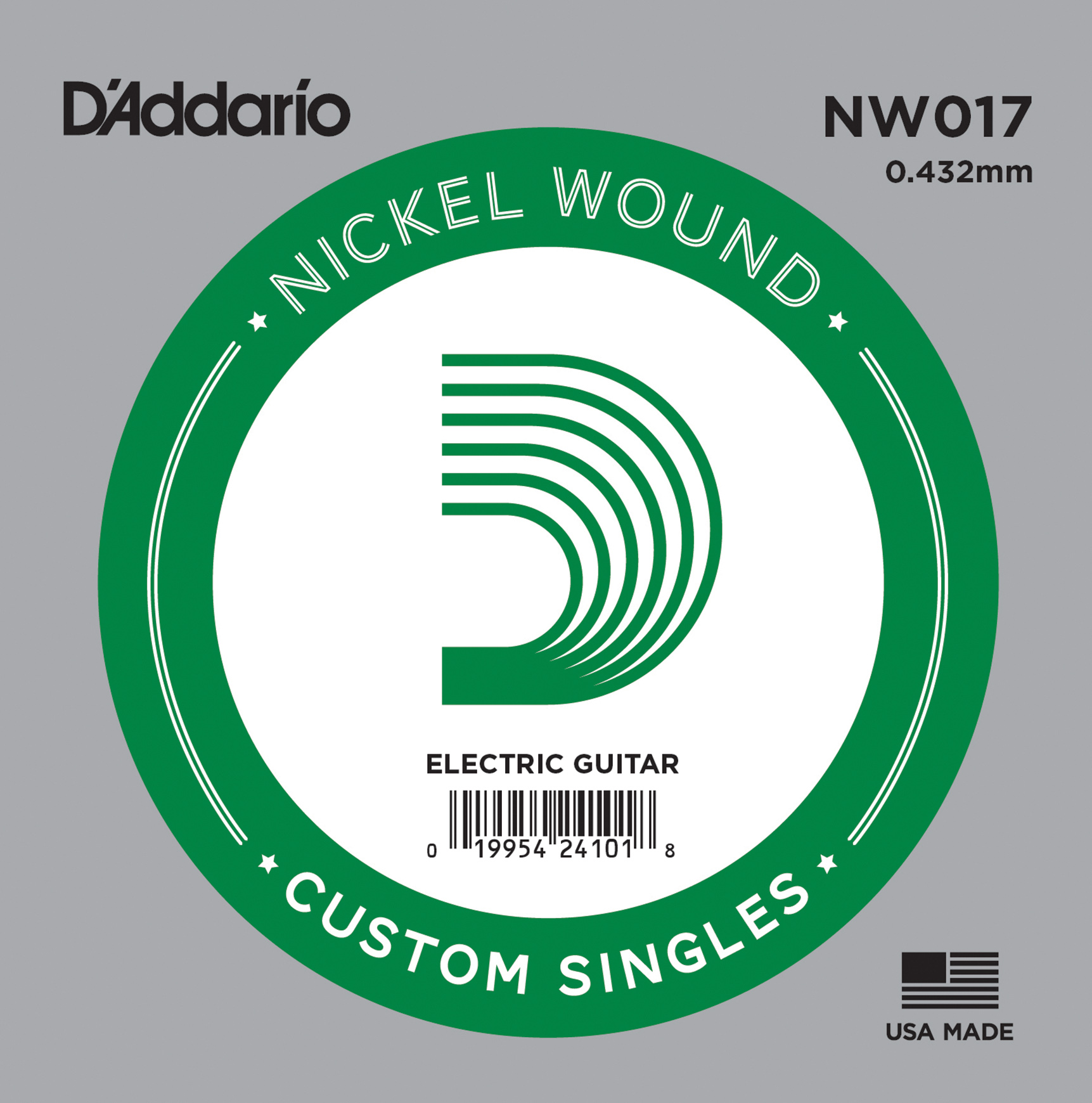 NW017 nickel round wound 17