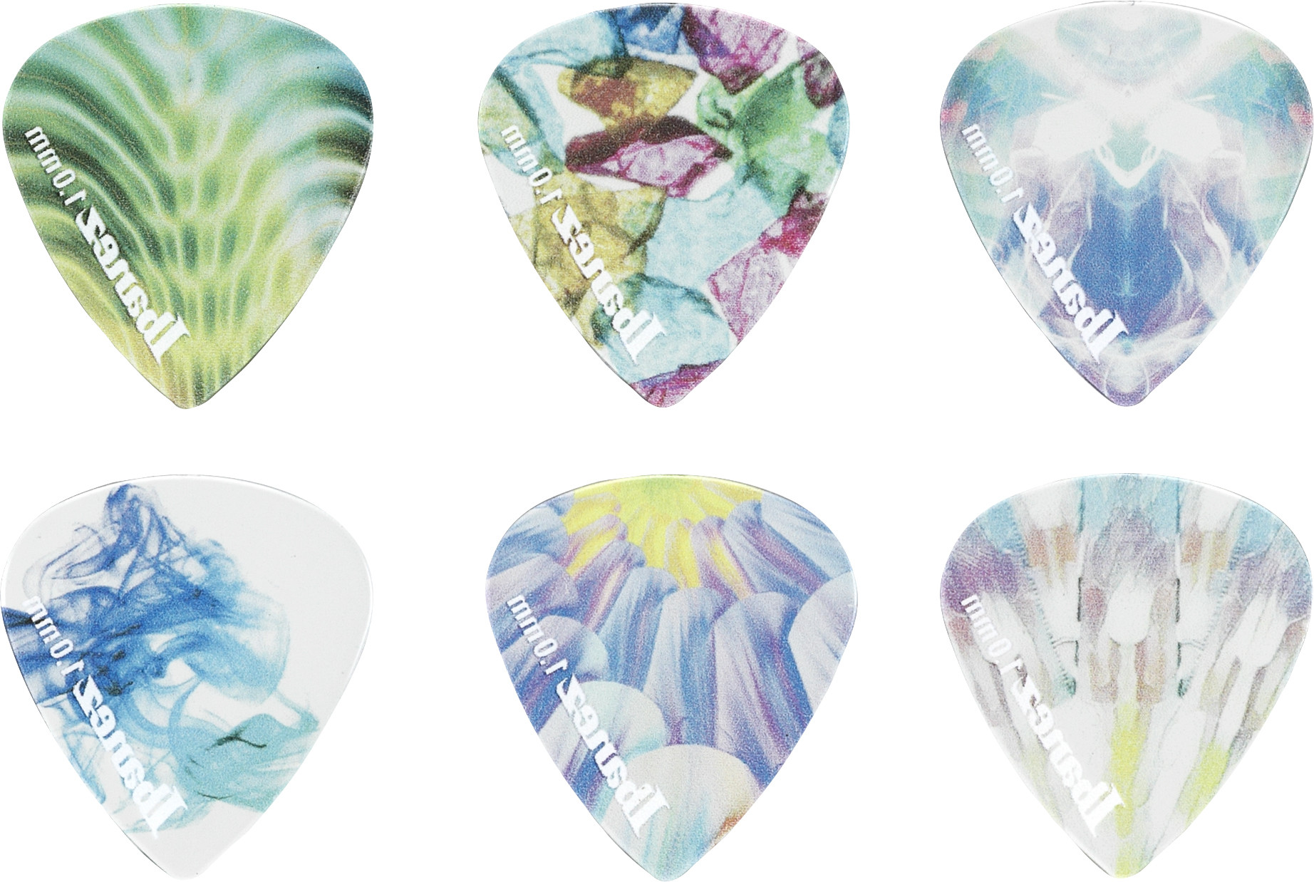 KALEIDO Series Picks Copolyester Material Heavy/ 6 teilig Set KALEIDO Series Picks Copolyester Material Heavy/ 6 teilig Set