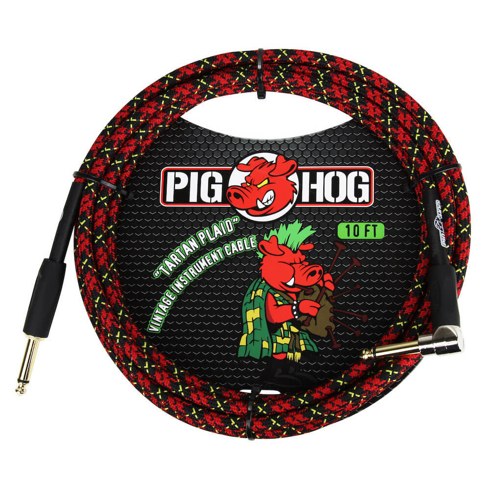 Tartan Plaid Instrument Cable 3m Winkel