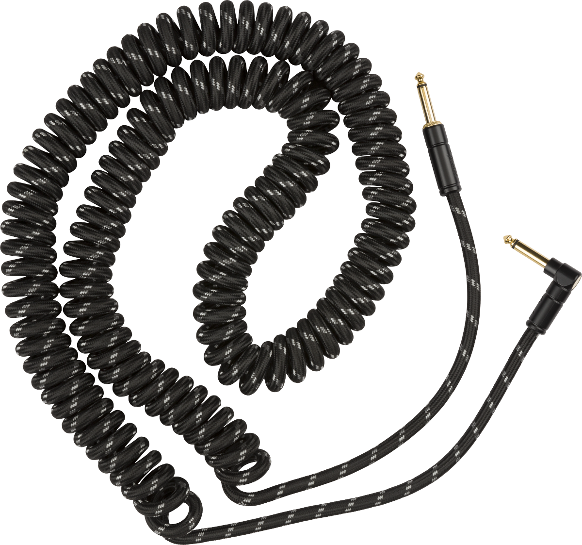 Deluxe Coil Cable 9m Black Tweed