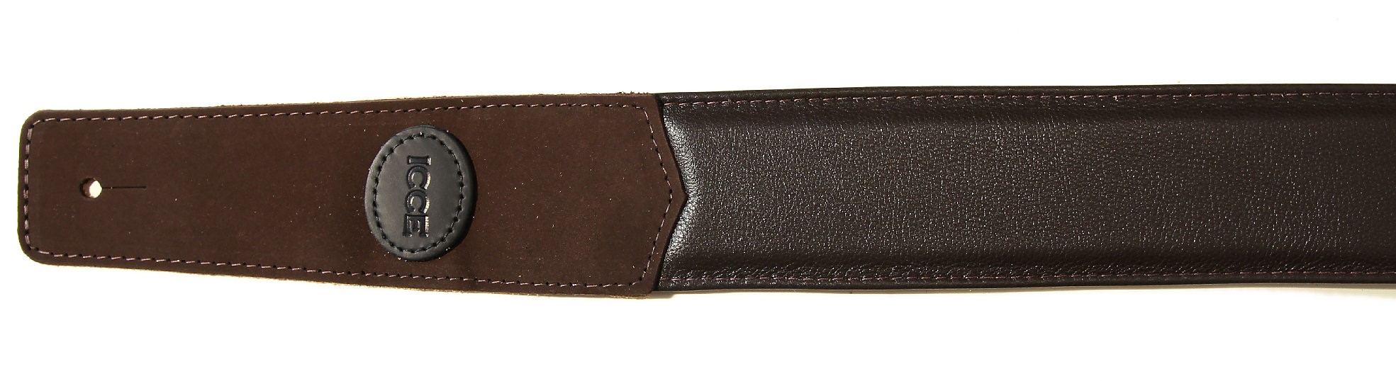 Gurt Leder Antik gepolstert braun