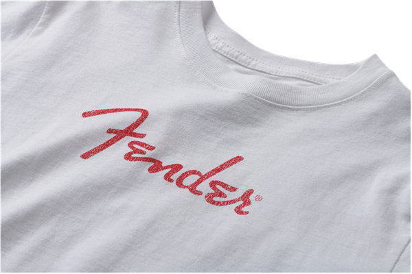 Toddler Logo T-Shirt, White and Red, 2T