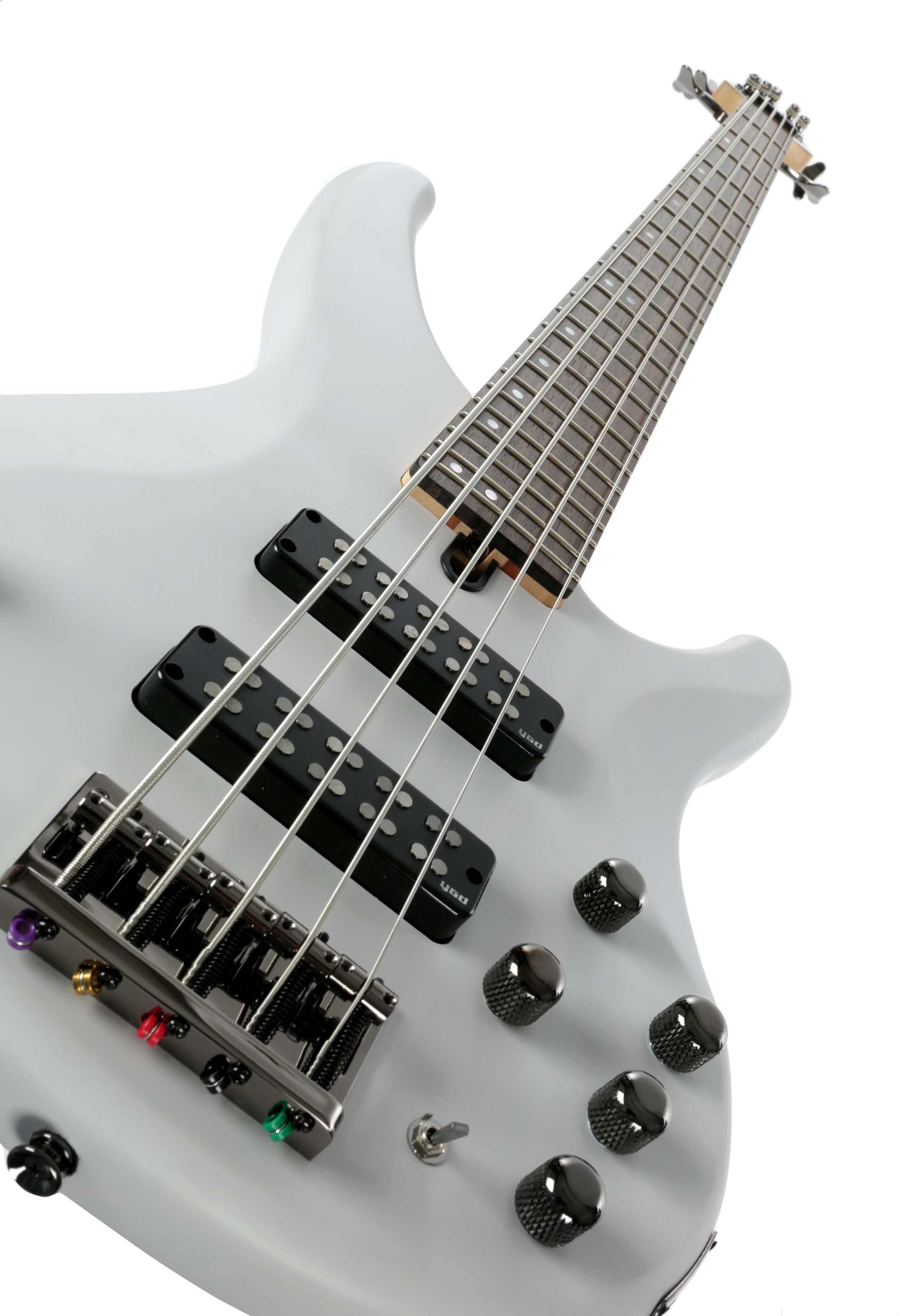 TRBX 505 Tranclucent White 5-Saiter E-Bass