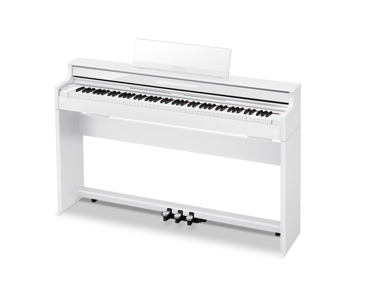 AP-S450 WE Set inklusive Klavierbank, Kopfhörer, Notenheft weiss matt