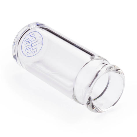 Blues Bottle Slide, Glas transparent, Small heavy