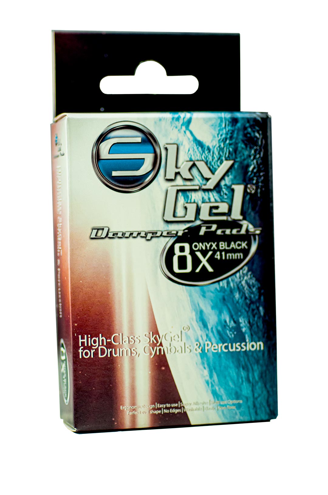 Gel Damper Pads schwarz (8 St.) für Trommeln, Becken & Percussion