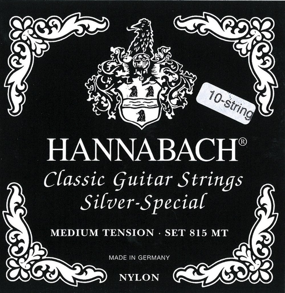 Klassikgitarrensaiten Serie 815 für 8/10 saitige Gitarren / Medium Tension Silver Special C/8