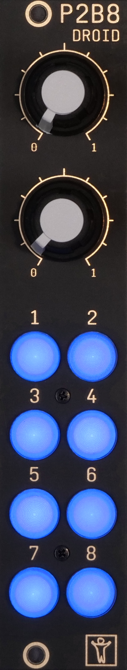 P2B8 Controller mit blauen LEDs