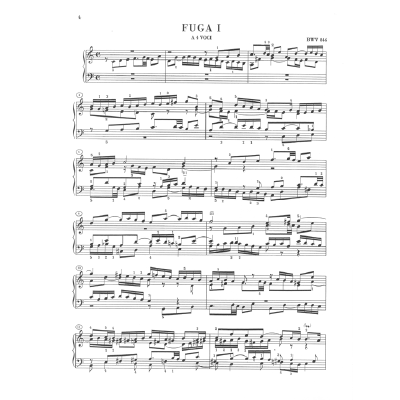 Das wohltemperierte Klavier 1