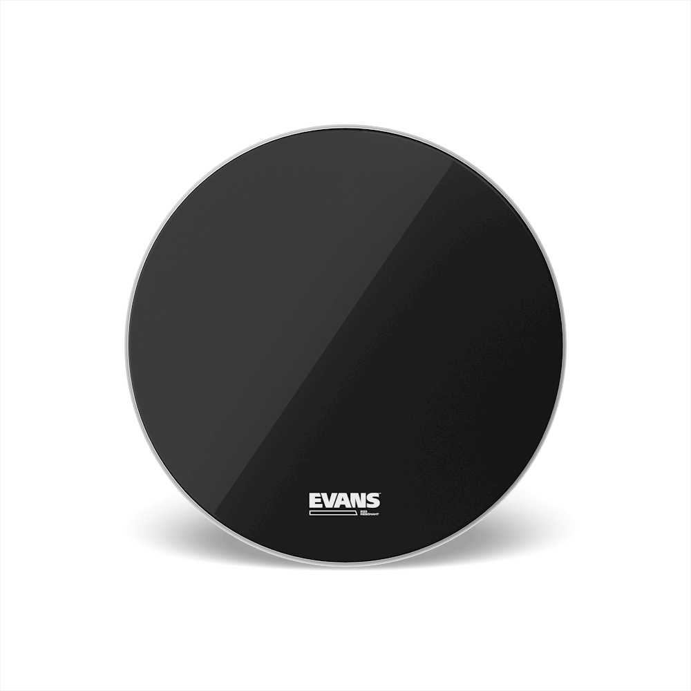 BD22RB-NP EQ3 22" Bassdrum Resonanzfell, Black, No Port,