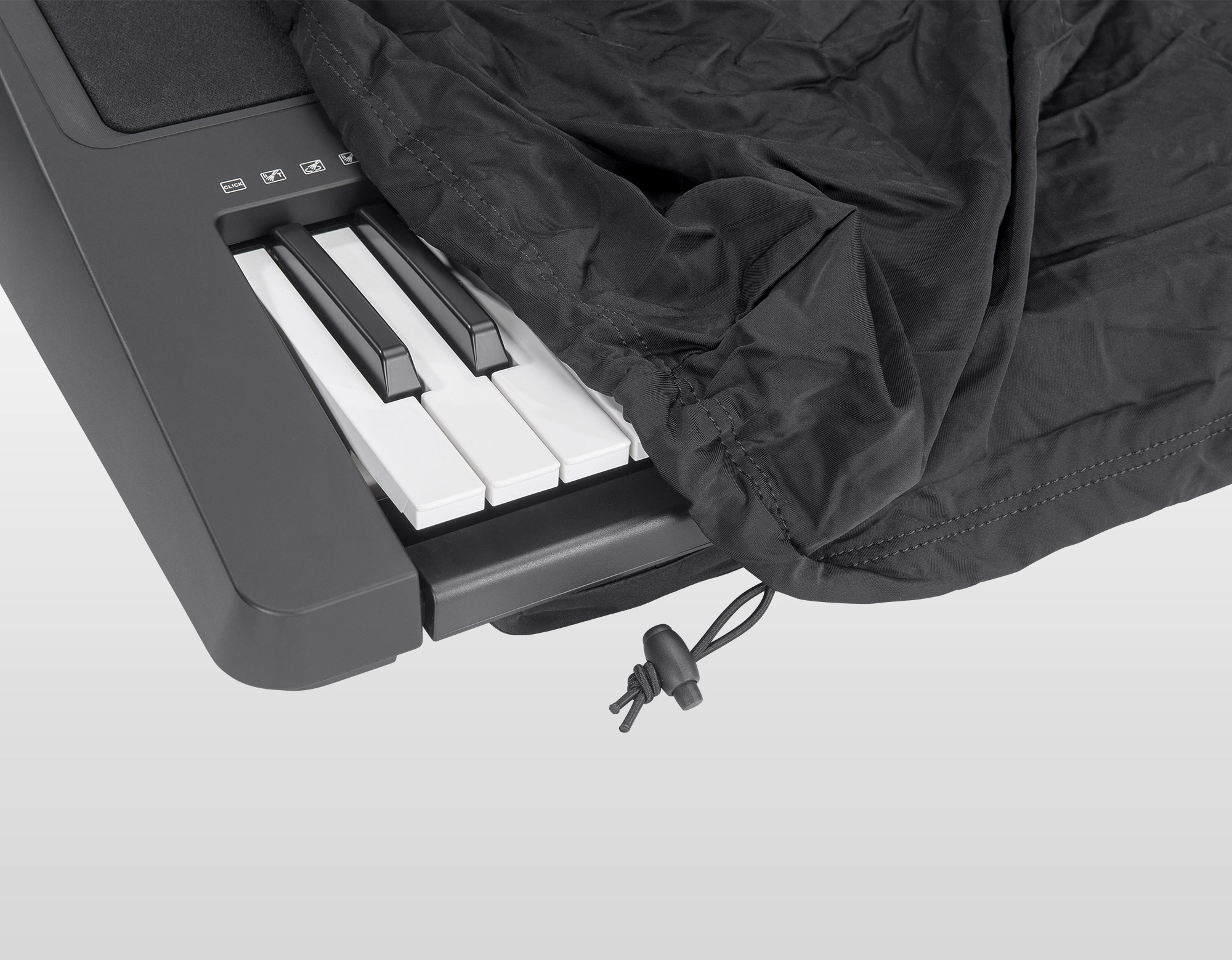 Abdeckung für Stagepiano SOUNDWEAR Masse: 125cm-150cm  Soundwear schwarz