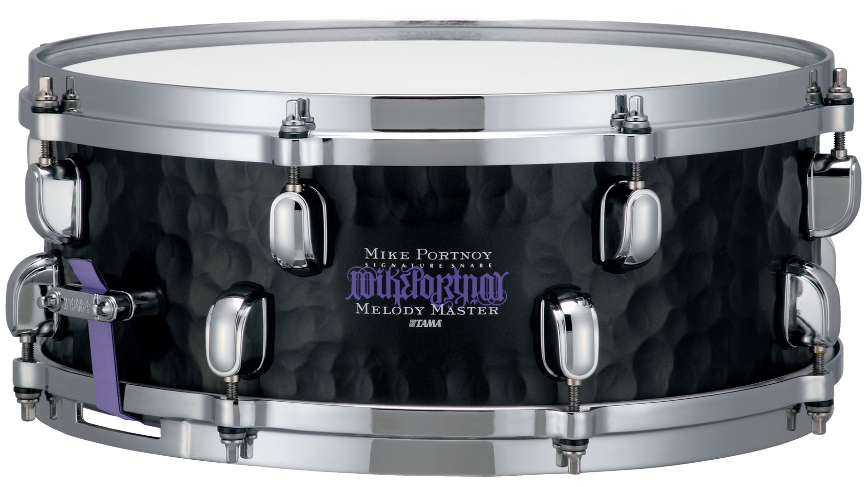 Mike Portnoy Snare 14x5,5 Steel Hammered Flat Black