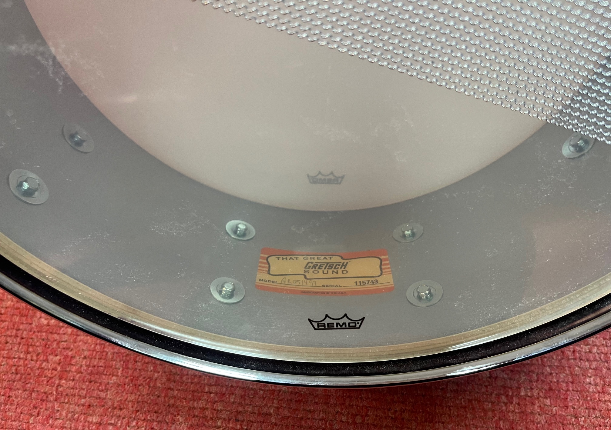 USA Custom Snare 14"x5" Rosewood Gloss Laquer