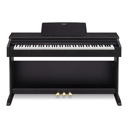 AP-270 BK Set mit Klavierbank, Kopfhörer, Klavierschule schwarz