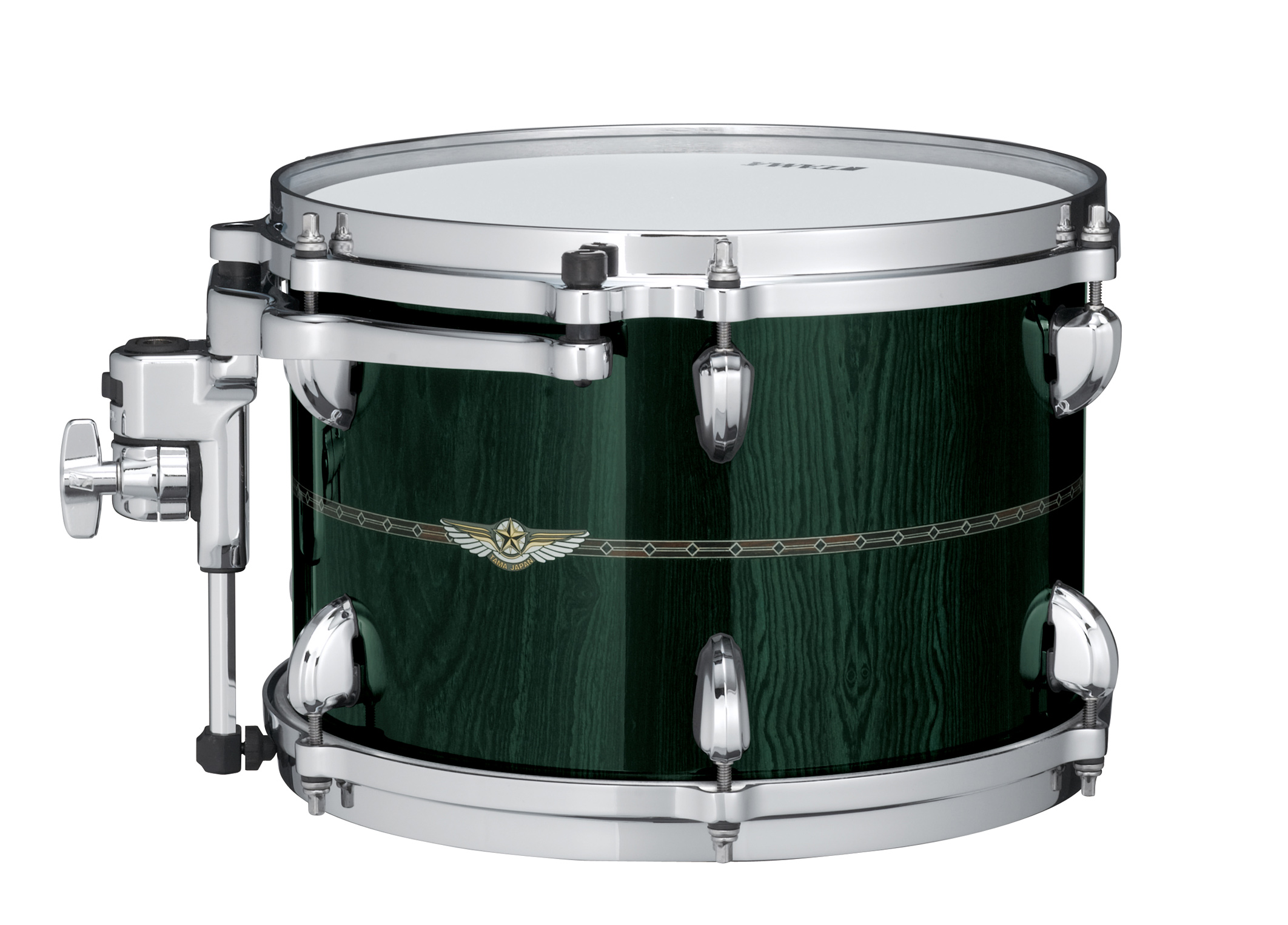 Star Bubinga Tom Tom 12"x08" CDKG Dark Green Cordia