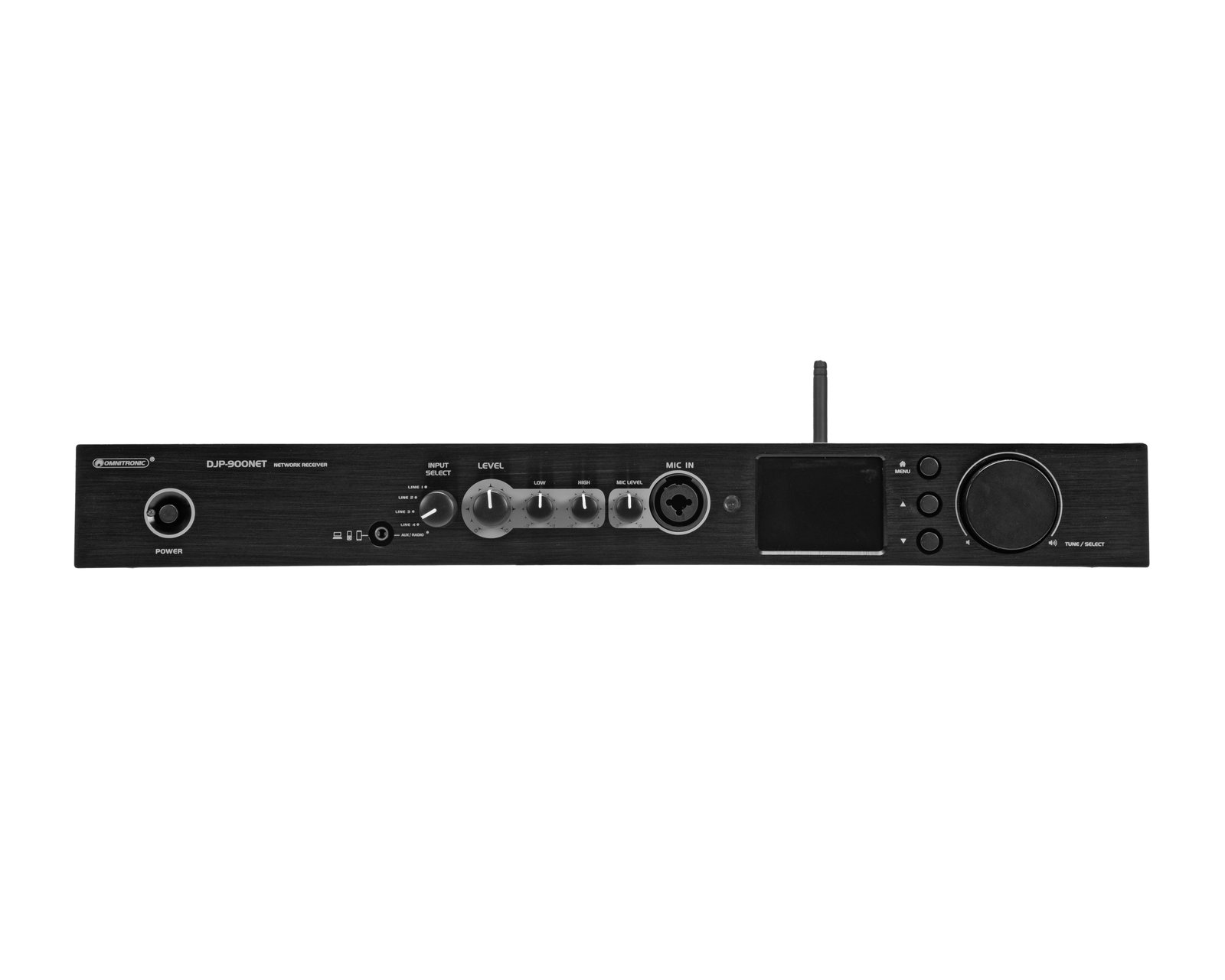 DJP-900NET Class-D Verstärker mit Internetradio 2 x 460Watt / 4 Ohm