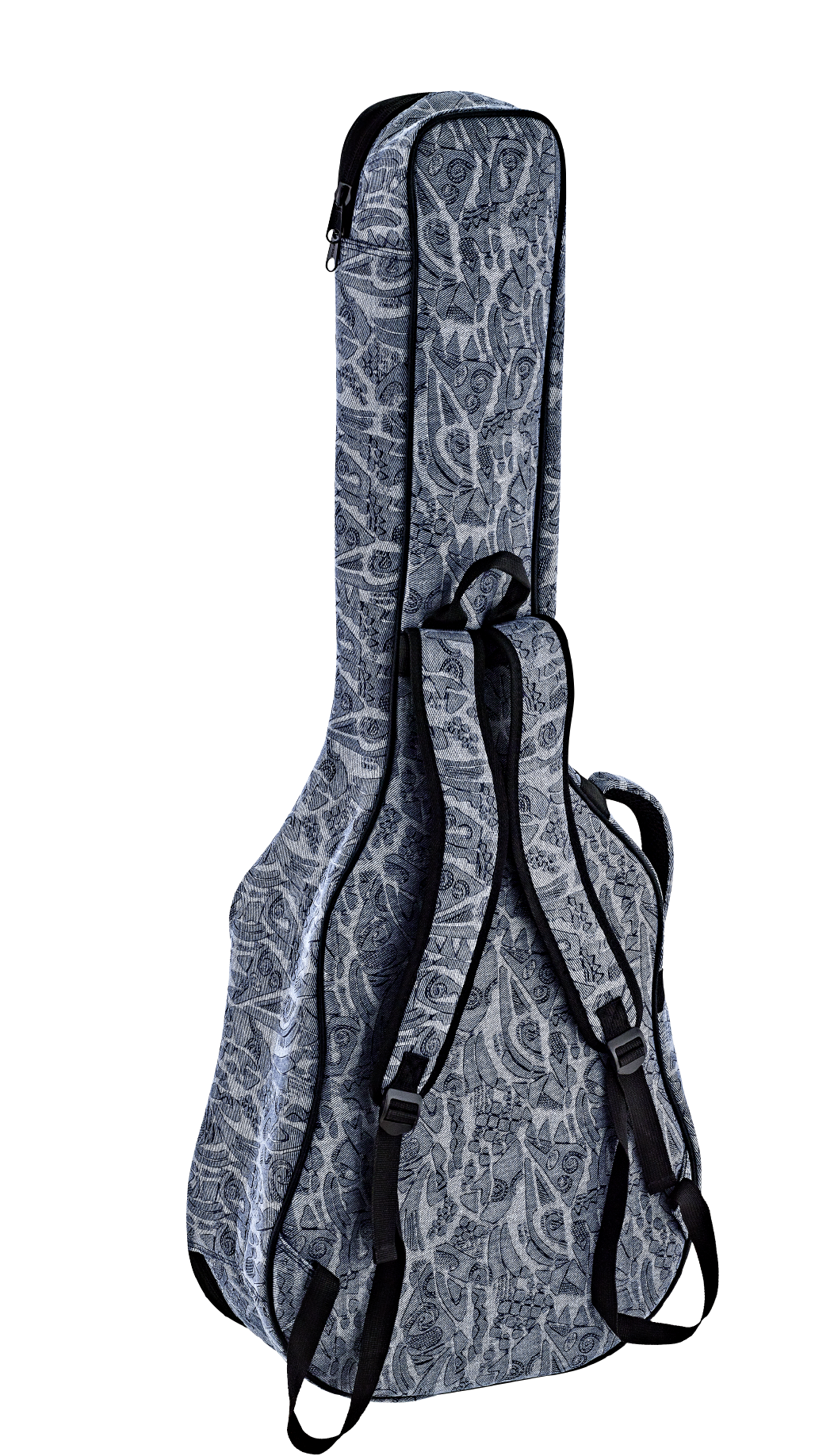 Gigbag f. 4/4 Gitarre Denim Look Blue