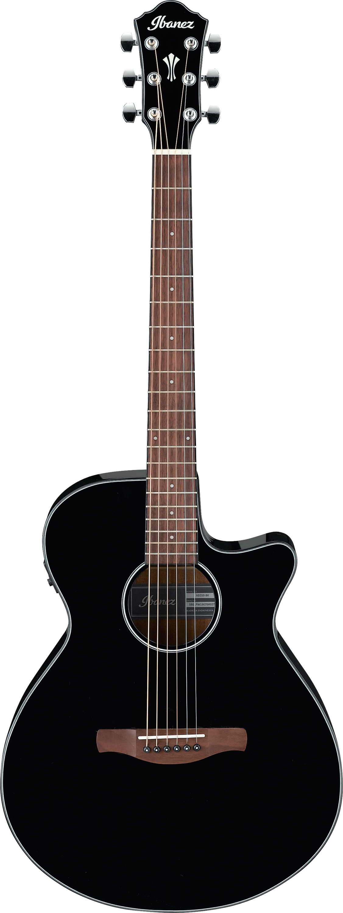 AEG50-BK black AEG Series 6-String