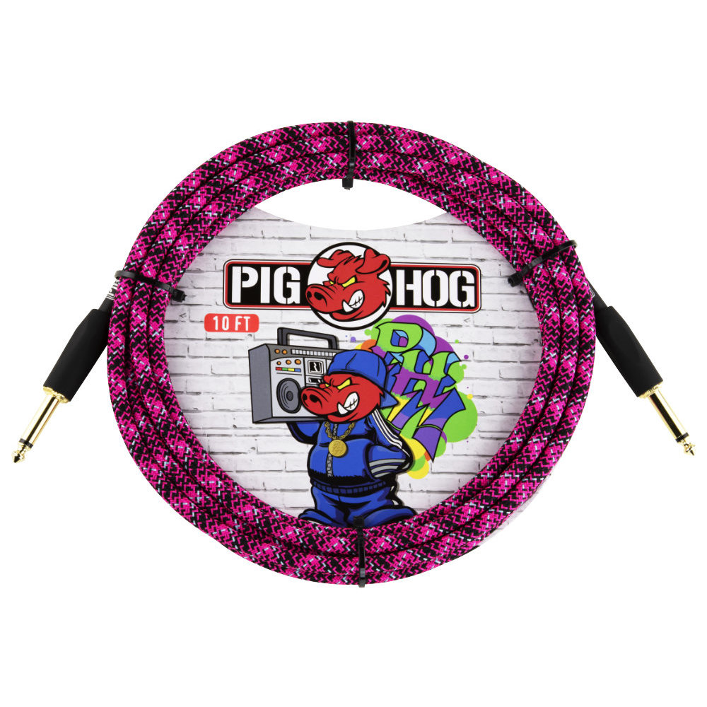 Pink Graffiti Instrument Cable 3m