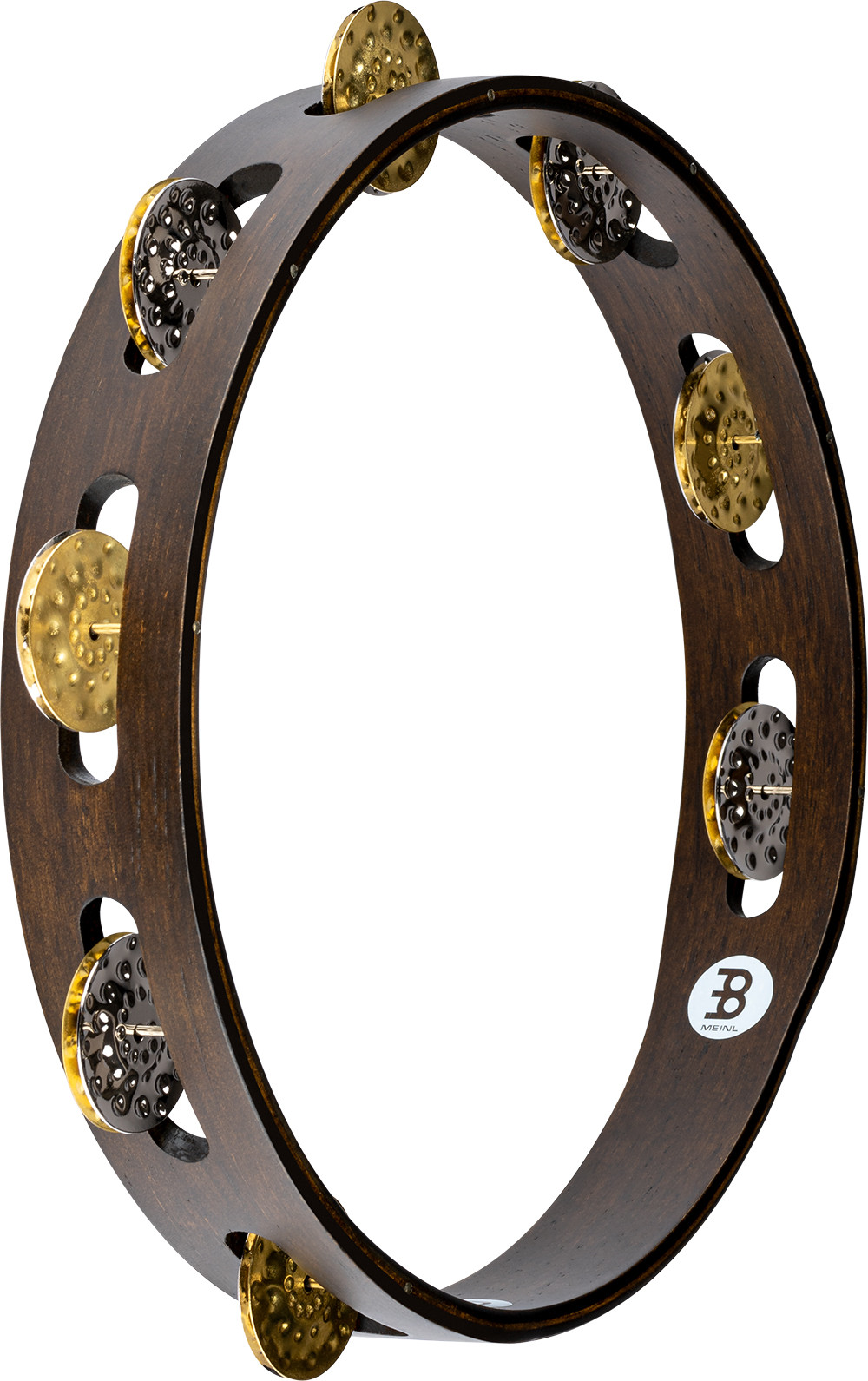 TA1VM-WB Vintage Wood Series Tambourine - 10"