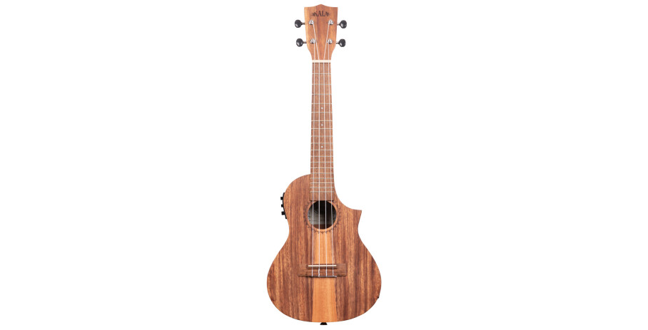 Teak Tri-Top Concert Ukulele, with Cutaway & EQ