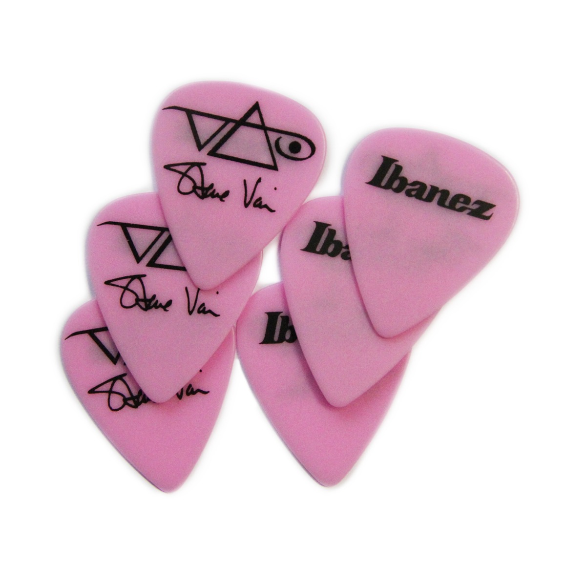 Plektren Signature Serie - Steve Vai 6 Stück Mega Pink 1,0mm Heavy