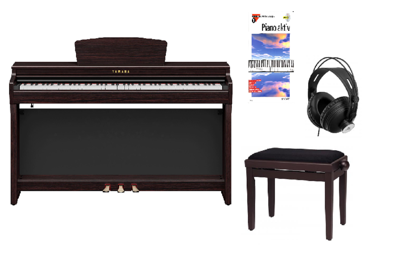 CLP-725 R Set mit Klavierbank, Kopfhörer, Noten