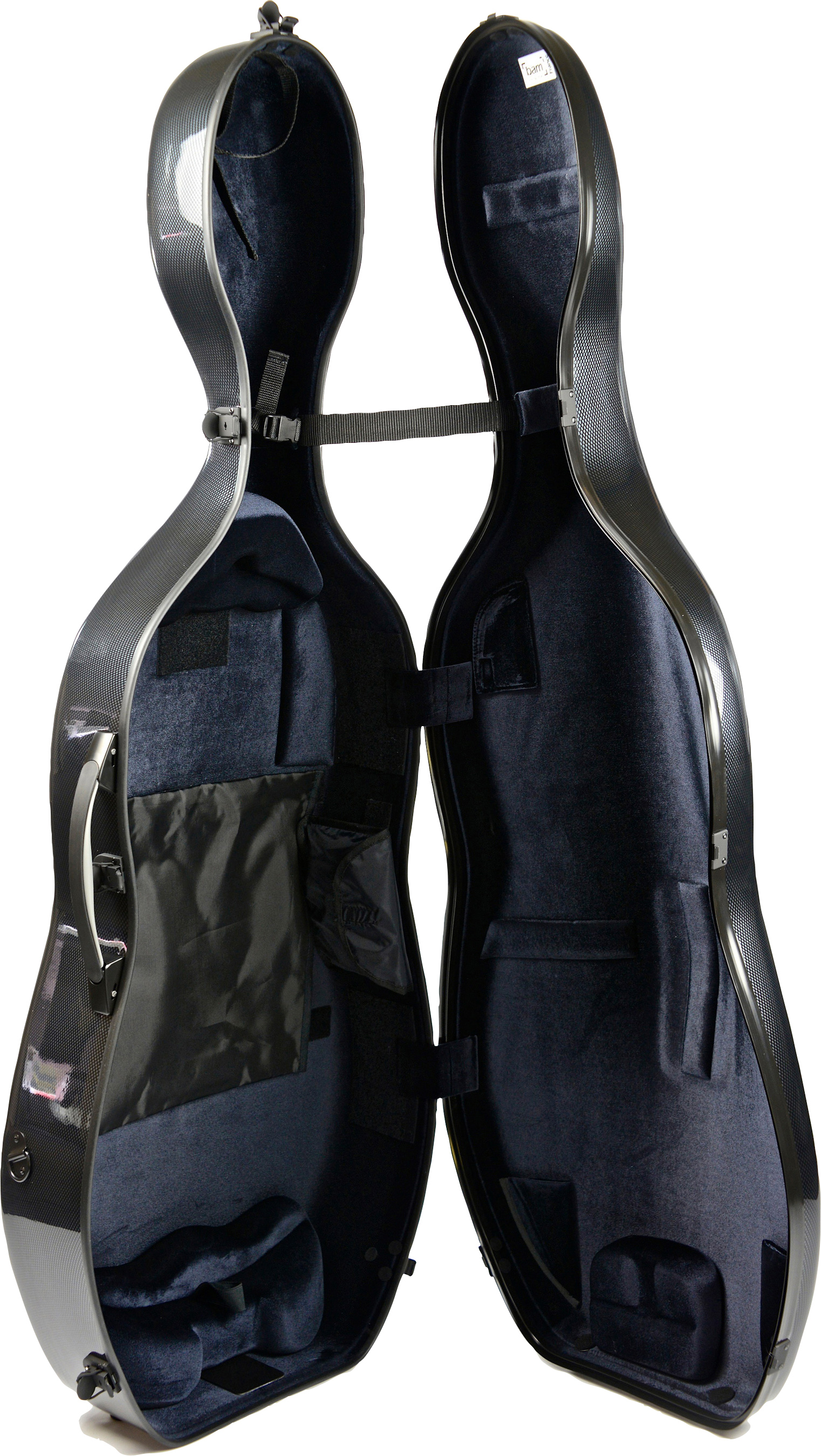 Celloetui 1002XLC "Adjustable" Hightech 4.4, carbon schwarz