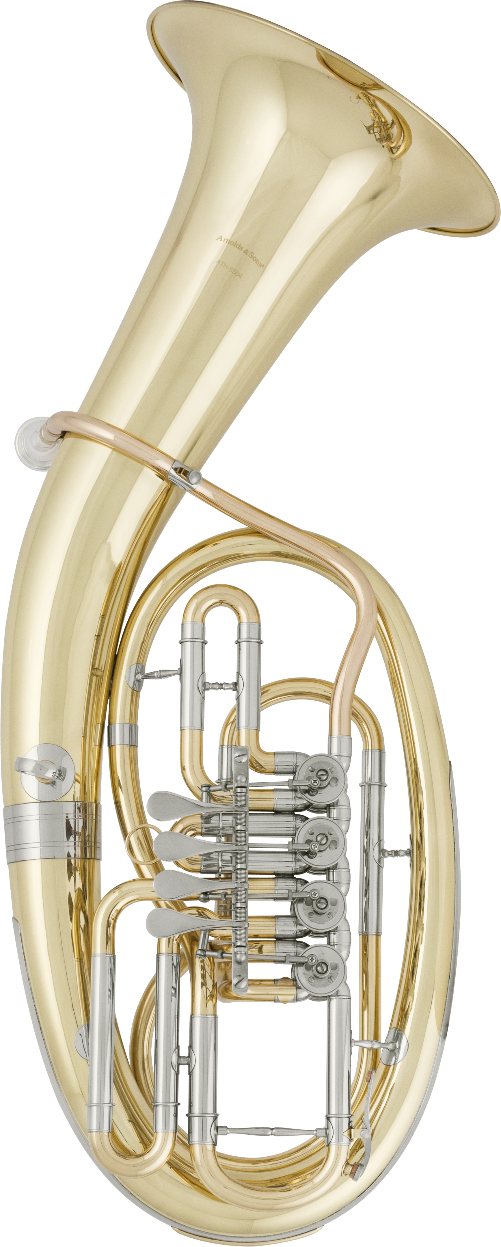 A&S Tenorhorn Modell  ATH-5504 4 Ventile, mit Etui