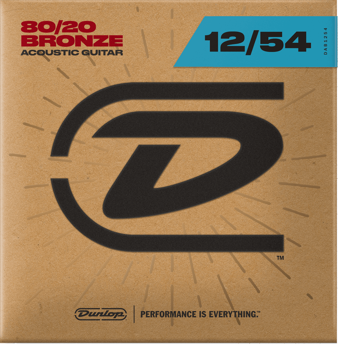 DAB1254 Bronze Acoustic Guitars Strings Light 12-54