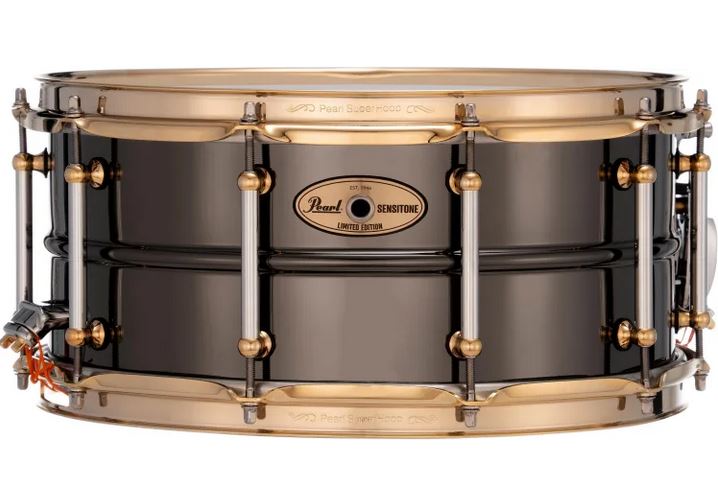 Limited Edition 14"x6.5" SensiTone Black Nickel Brass Snare Drum