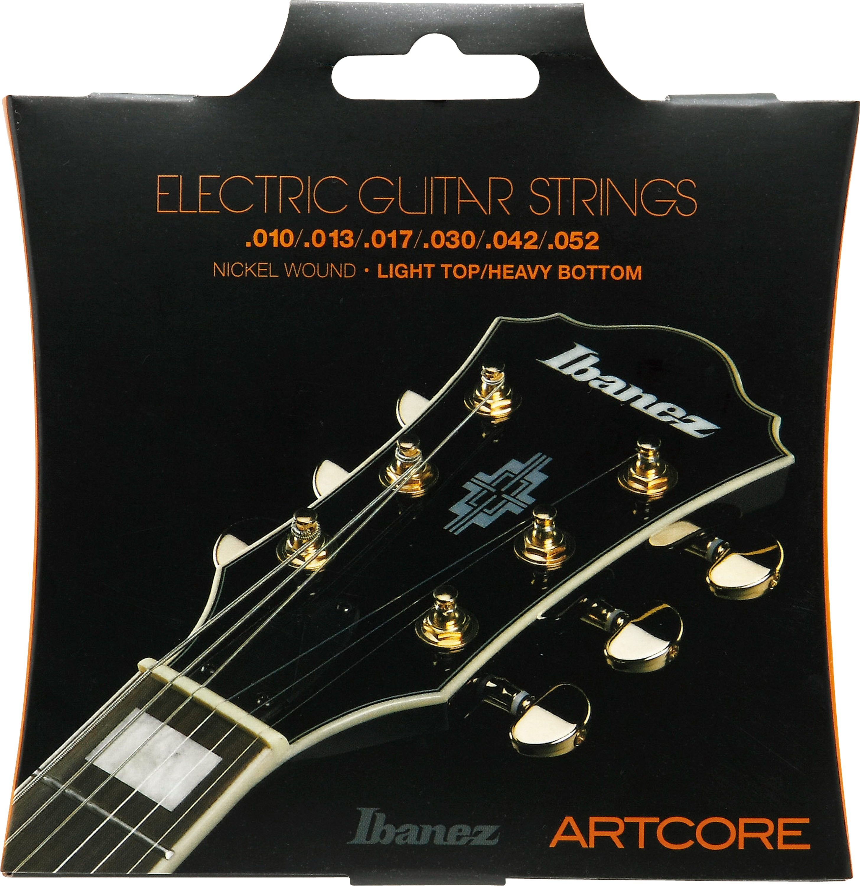 Saitensatz E-Gitarre Artcore Nickel Wound 6-Saiter für Semi Hollow Bodys / light top heavy bottom 10-52